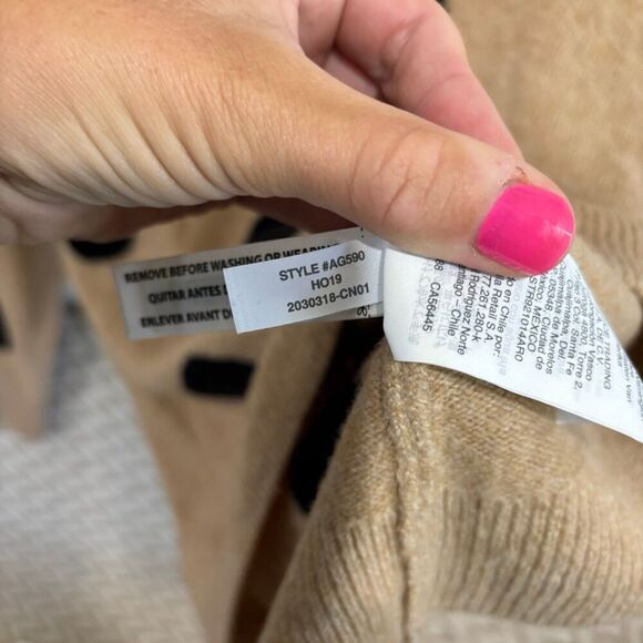 Madewell Dot Graystone Wool Blend Crewneck Sweater - Picture 9 of 9